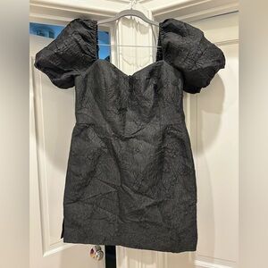NWT Lilly Pulitzer Black Textured Mini Dress